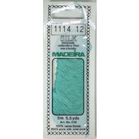 Madeira PURE SILK #1114 MID AQUA, 4-Strand Hand Embroidery Thread