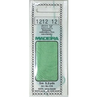 Madeira PURE SILK #1212 MINT, 4-Strand Hand Embroidery Thread