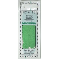 Madeira PURE SILK #1214 SEA GREEN, 4-Strand Hand Embroidery Thread