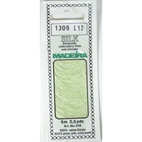 Madeira PURE SILK #1309 MID SEA GREEN, 4-Strand Hand Embroidery Thread