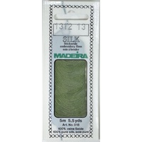 Madeira PURE SILK #1312 SEAWEED GREEN, 4-Strand Hand Embroidery Thread