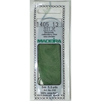 Madeira PURE SILK #1405 DARK OCEAN GREEN, 4-Strand Hand Embroidery Thread