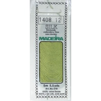 Madeira PURE SILK #1408 DARK GREEN, 4-Strand Hand Embroidery Thread