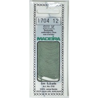 Madeira PURE SILK #1704 MID GREEN, 4-Strand Hand Embroidery Thread