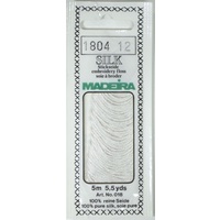 Madeira PURE SILK #1804 LIGHT STEEL, 4-Strand Hand Embroidery Thread