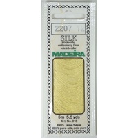 Madeira PURE SILK #2207 GOLDEN SAND, 4-Strand Hand Embroidery Thread