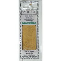 Madeira PURE SILK #2210 DUSTY BROWN, 4-Strand Hand Embroidery Thread