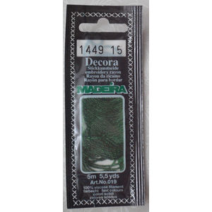 Madeira Decora Brilliant 4 Strand Rayon Hand Embroidery Floss, 5m Col 1449