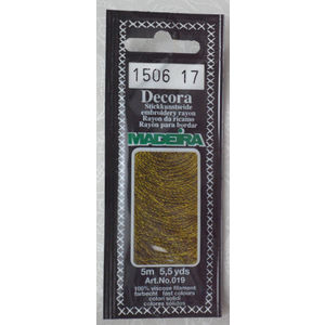Madeira Decora Brilliant 4 Strand Rayon Hand Embroidery Floss, 5m Col 1506