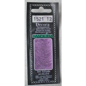 Madeira Decora Brilliant 4 Strand Rayon Hand Embroidery Floss, 5m Col 1521