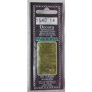 Madeira Decora Brilliant 4 Strand Rayon Hand Embroidery Floss, 5m Col 1540