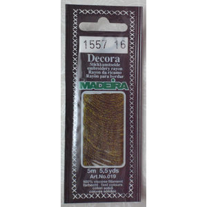 Madeira Decora Brilliant 4 Strand Rayon Hand Embroidery Floss, 5m Col 1557