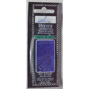 Madeira Decora Brilliant 4 Strand Rayon Hand Embroidery Floss, 5m Col 1566