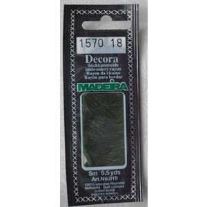 Madeira Decora Brilliant 4 Strand Rayon Hand Embroidery Floss, 5m Col 1570
