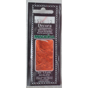 Madeira Decora Brilliant 4 Strand Rayon Hand Embroidery Floss, 5m Col 1578