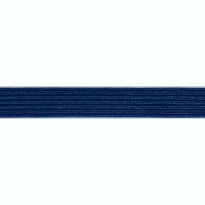 NAVY 12mm Premium Braided Elastic, By the Metre