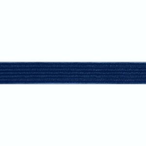 NAVY 12mm Premium Braided Elastic, By the Metre