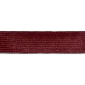 WINE 20mm Premium Braided Elastic, By the Metre