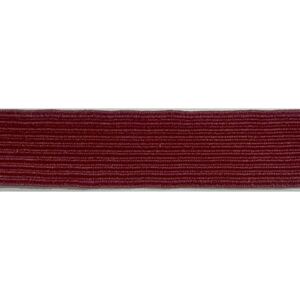 WINE 20mm Premium Braided Elastic, By the Metre