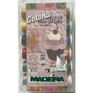 Madeira Cotona 50 Quilt Box Art No.8036, 18 x 1000m Cotona Spools