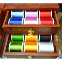 MINI TREASURE CHEST 8111 - Rayon 1000m x 30 Spools in Great Chest of Drawers