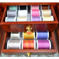 Madeira Mini Treasure Chest Cotona Machine Embroidery Threads &amp; Drawers, Great Value