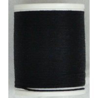 Cotona No. 4, 100M Spool Egyptian Cotton Thread, #2400 BLACK
