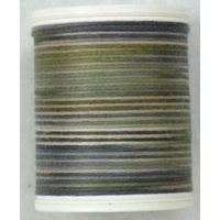 Cotona No. 4, 100M Spool Egyptian Cotton Thread, #2414 MOCCA VARIEGATED