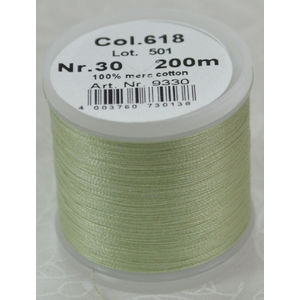 Madeira Cotona 30, 200m Embroidery & Quilting Thread Colour 618 Pale Seafoam