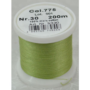 Madeira Cotona 30, 200m Embroidery &amp; Quilting Thread Colour 775 Avocado