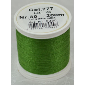 Madeira Cotona 30, 200m Embroidery &amp; Quilting Thread Colour 777 Dark Avocado