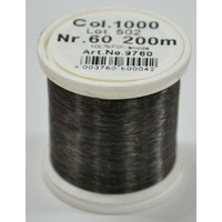 Madeira Monofil #60, 200m Sewing And Quilting Thread, Smoke (Transparent Black)