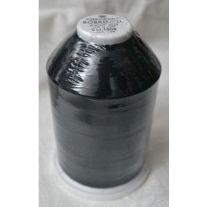 Madeira Bobbinfil 70, BLACK, 10,000M Cone, 100% Polyester, Rheingold German Made