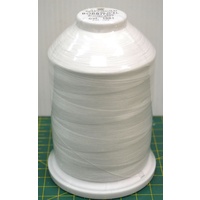 Rheingold Bobbinfil 70, White, 10,000M Cone, 100% Polyester, German Made
