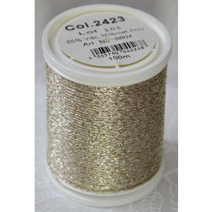 Madeira Glamour 8 Thread #2423 GOLD DUST, 100m Embroidery, Crochet