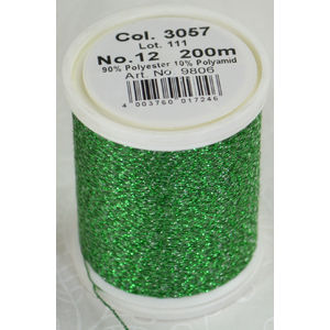 Madeira Glamour 12, #3057 - Emerald 200m Metallic Embroidery Thread