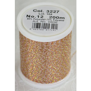Madeira Glamour 12, #3227 - Mystic Gold 200m Metallic Embroidery Thread