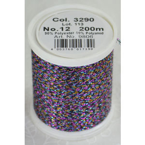 Madeira Glamour 12, #3290 - Coral Fish 200m Metallic Embroidery Thread