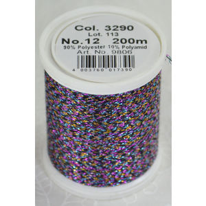 Madeira Glamour 12 Metallic Embroidery Thread, 200m CORAL FISH 3290
