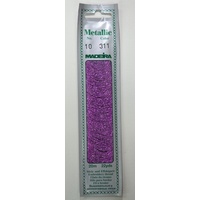 Madeira Perle No. 10 Metallic Hand Embroidery Thread, 20m Colour AZULEA 311