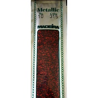 Madeira Perle No. 10 Metallic Hand Embroidery Thread, 20m Colour CAMELLIA 315