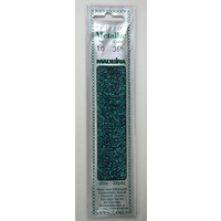 Madeira Perle No. 10 Metallic Hand Embroidery Thread, 20m Colour BERYL 365