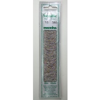 Madeira Perle No. 10 Metallic Hand Embroidery Thread, 20m Colour TWILIGHT 380