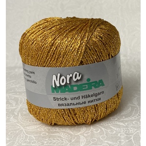 Madeira Metallised Nora Knitting & Crochet Yarn, 100m Colour 321 ROSE GOLD