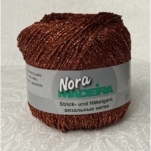 Madeira Metallised Nora Knitting &amp; Crochet Yarn, 100m Colour 327 COPPER
