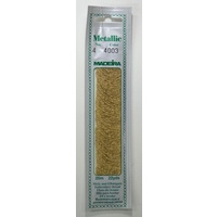 Madeira No. 4, 20m Metallic Hand Embroidery Thread, ROSE GOLD Colour 4003