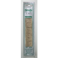 Madeira No. 4, 20m Metallic Hand Embroidery Thread, GOLD DUST Colour 4022