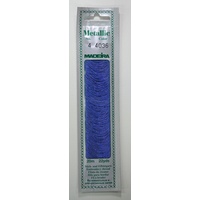 Madeira No. 4, 20m Metallic Hand Embroidery Thread, SAPPHIRE Colour 4036