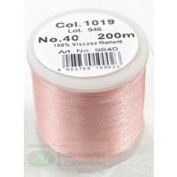 Madeira Rayon 40 #1019 MEDIUM PEACH 200m Machine Embroidery Thread