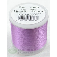 Madeira Rayon 40 #1080 ORCHID 200m Machine Embroidery Thread